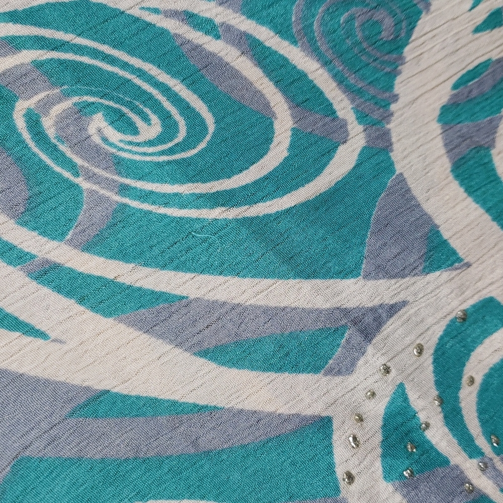 Darn Good Yarn Sari Silk Wrap Skirt Tea Goddess - Picture 11 of 16
